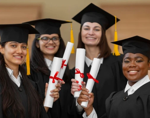Students studying MBBS in Georgia